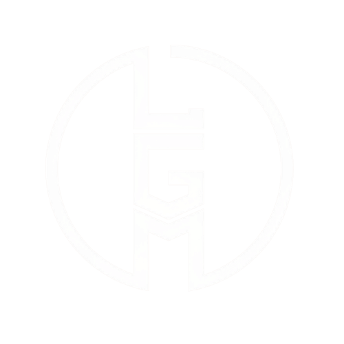LGM | Vertical Logo White