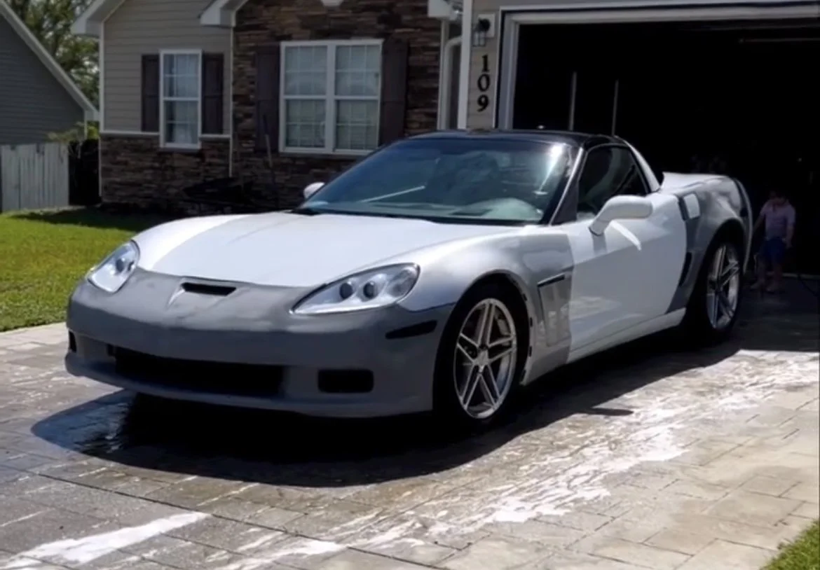 OEM Grandsport widebody conversion on customers c6 corvette