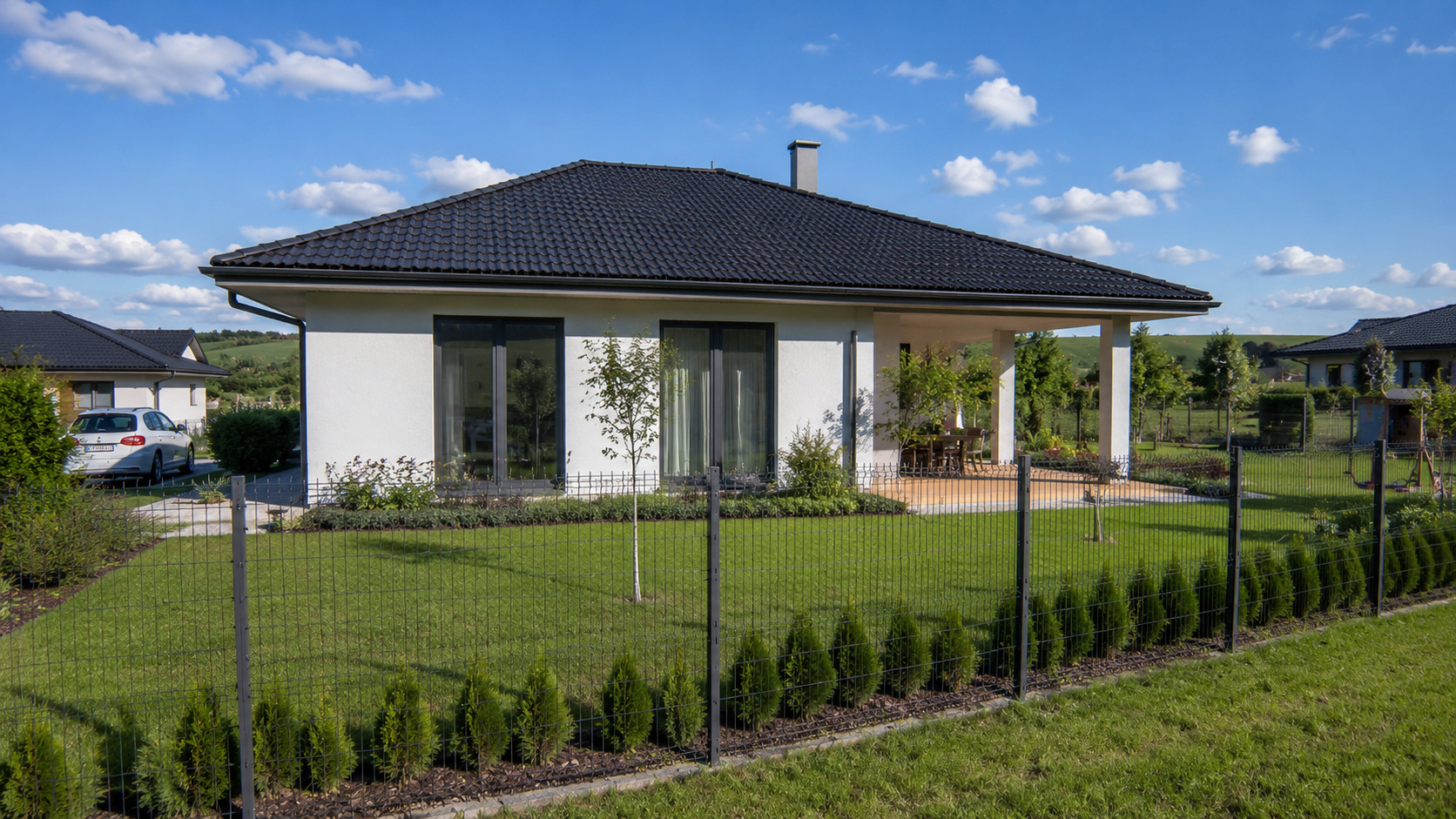 4 izbový bungalov, novostavba, Malinovo
