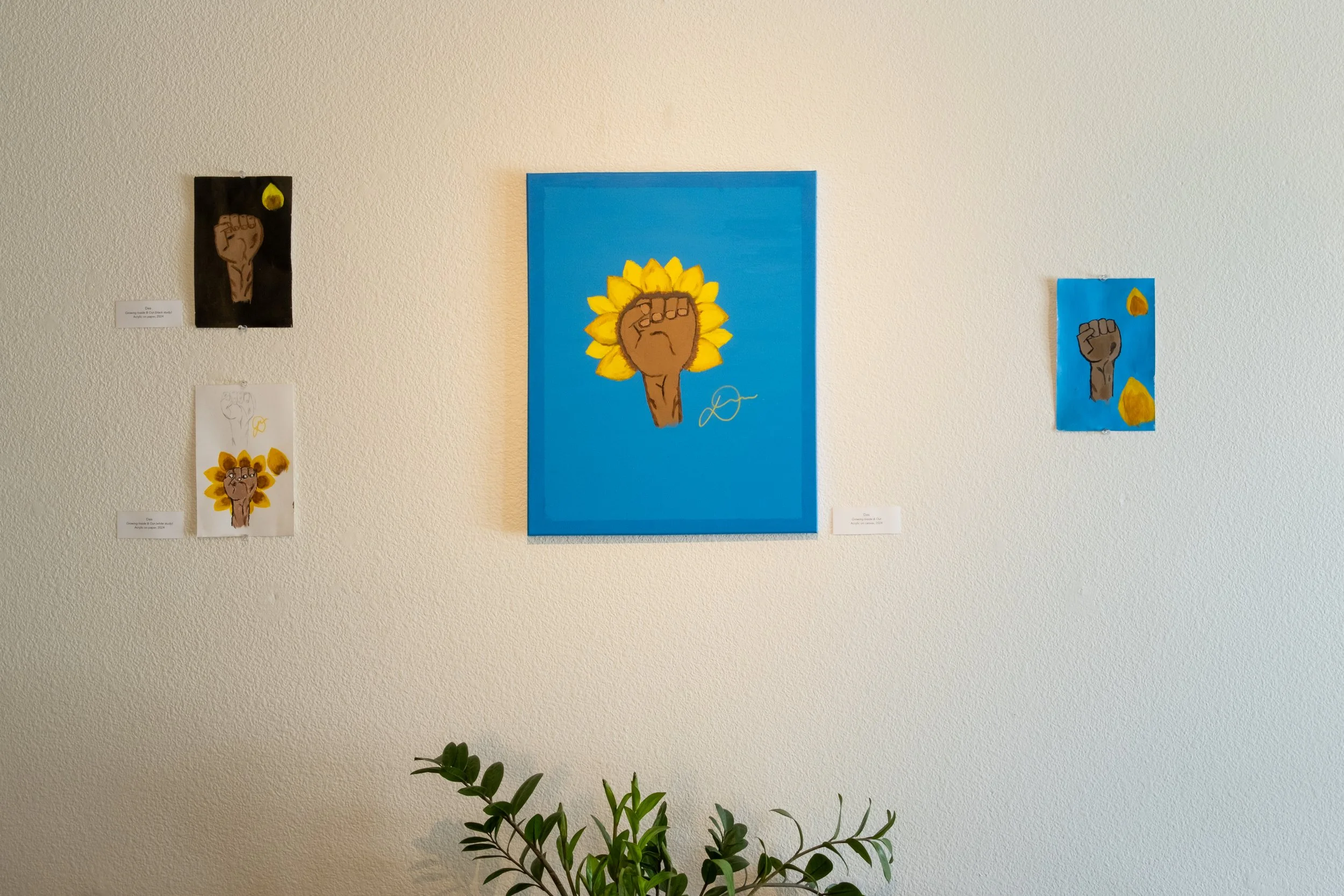 "Growing Inside & Out" & Studies, 2024 by Des