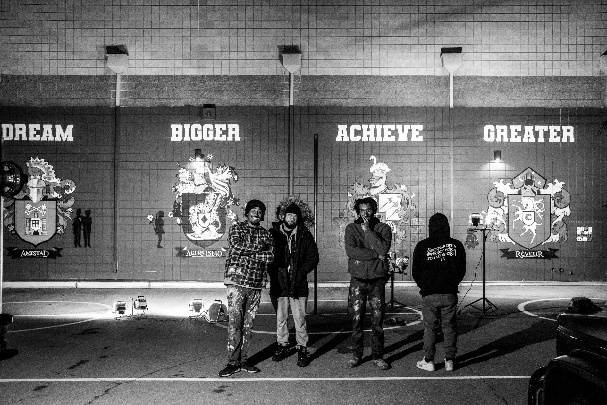 "DREAM, BIGGER, ACHIEVE, GREATER" by Courtney "Yard$" Haywood, Chase R. McCurdy, Malachi "Sparrow" Williams