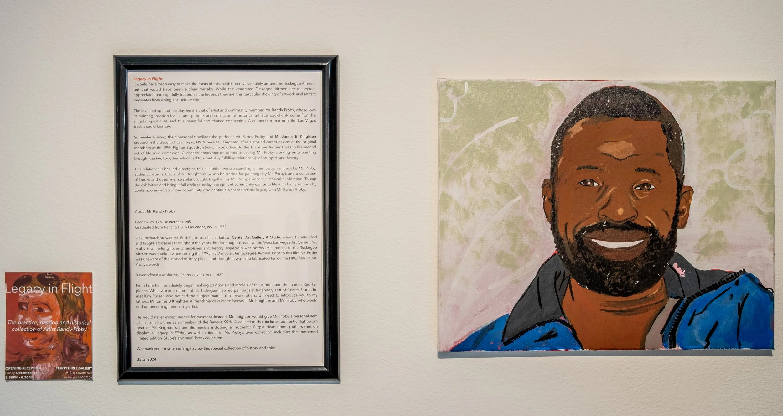 Exhibition text, "The Artist, Mr. Proby" by Terrance Richard, 2024
