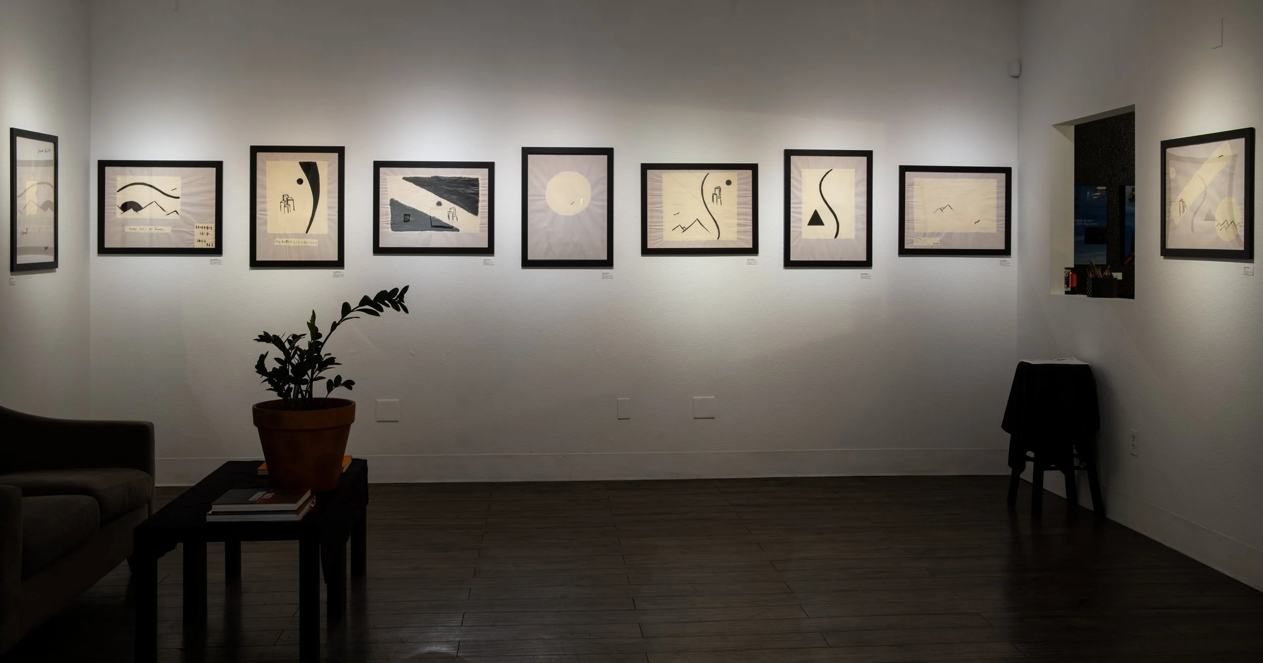 "Collection of works on newsprint", 2018