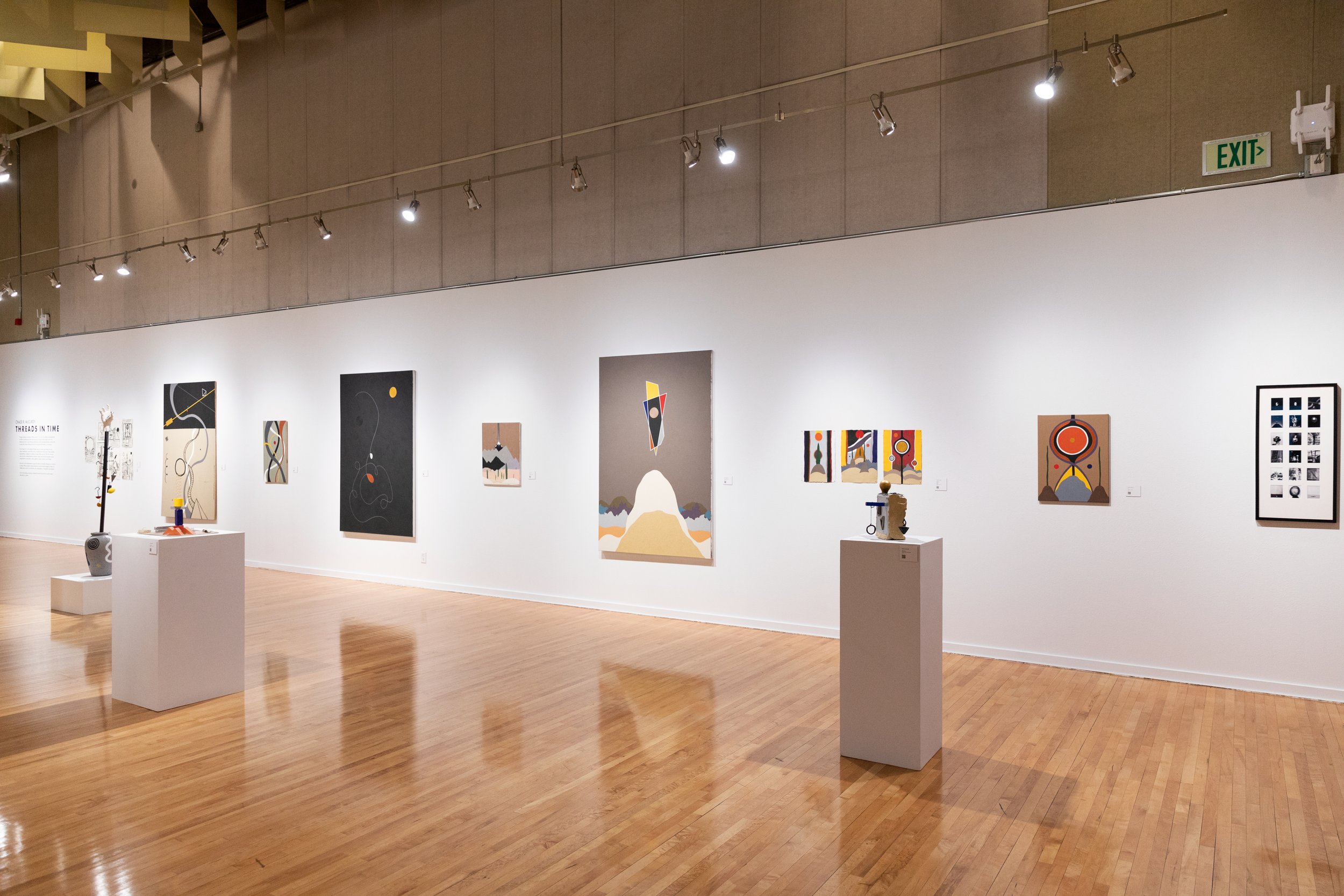 "Threads in Time" Installation view, 2021