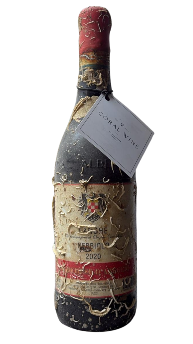 Red wine aged under the sea.