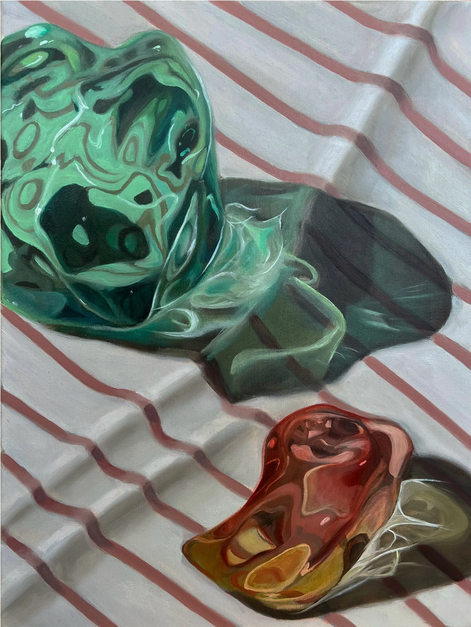 Mise en Place Series (Study III), Oil on Canvas, 30x40 cm, 2025