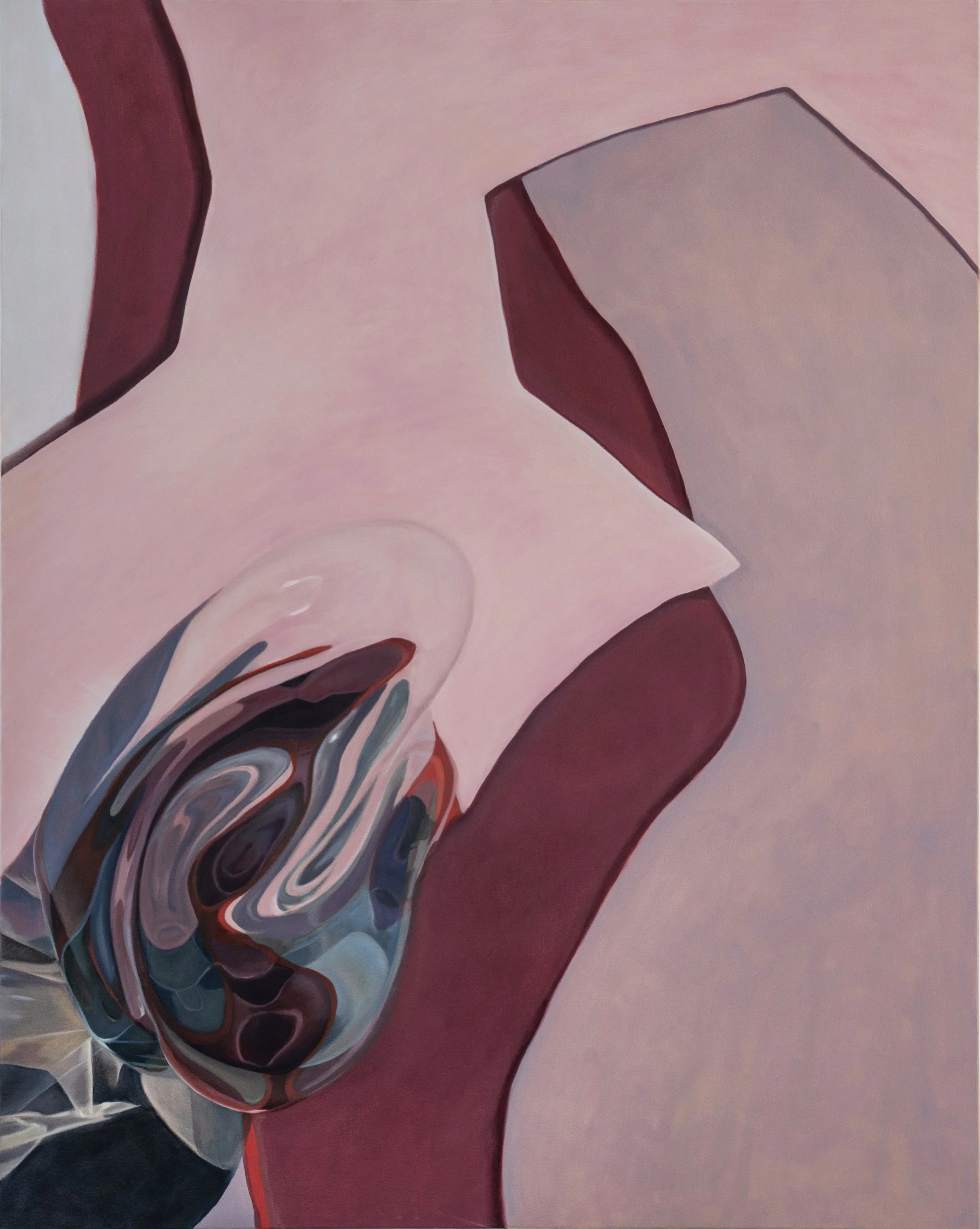 Untitled (Violet), Oil on Canvas - 150x120 cm, 2026