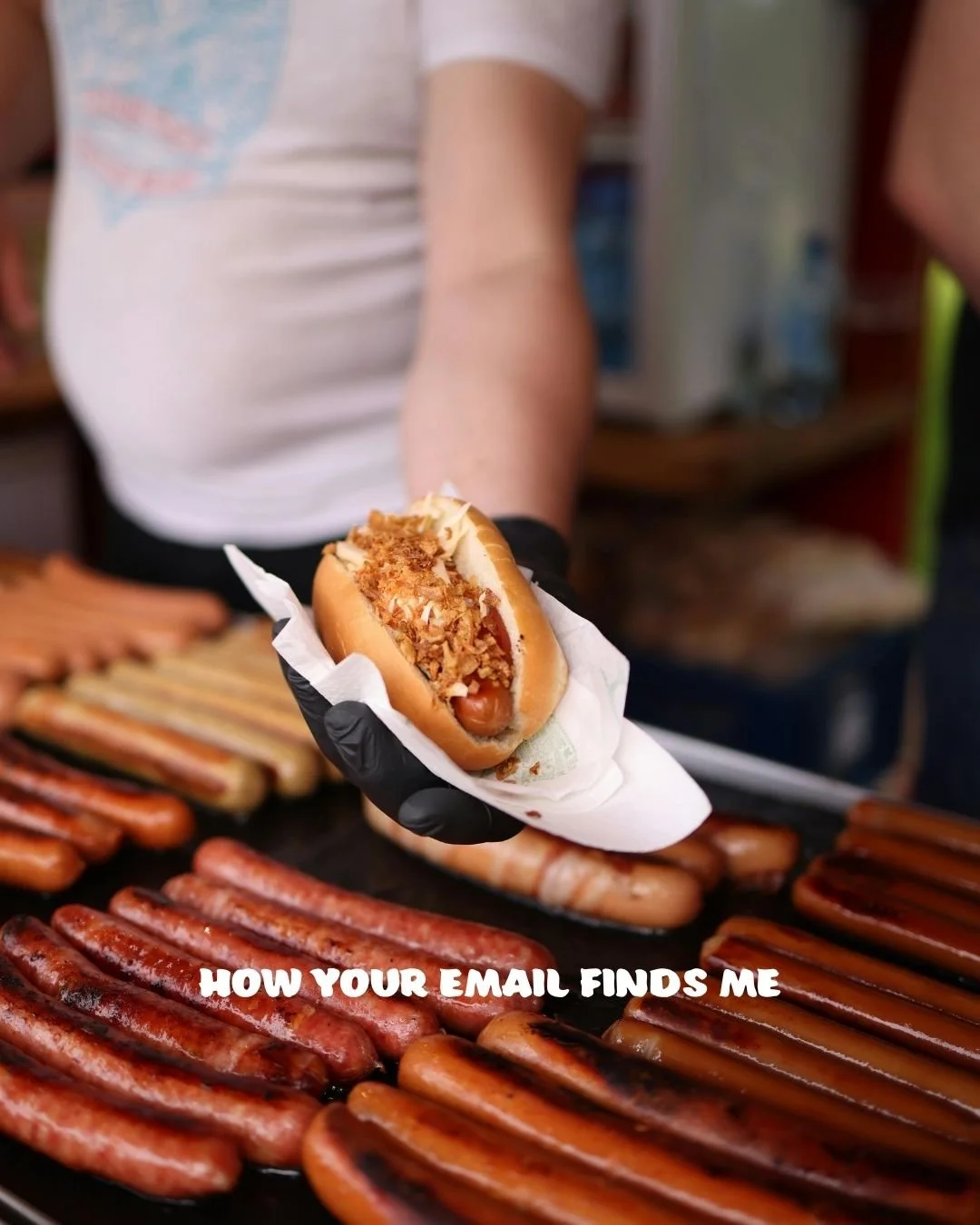 "Hi there! I am currently out of the office until June 6, on a mission to crush as many hot dogs as possible..."