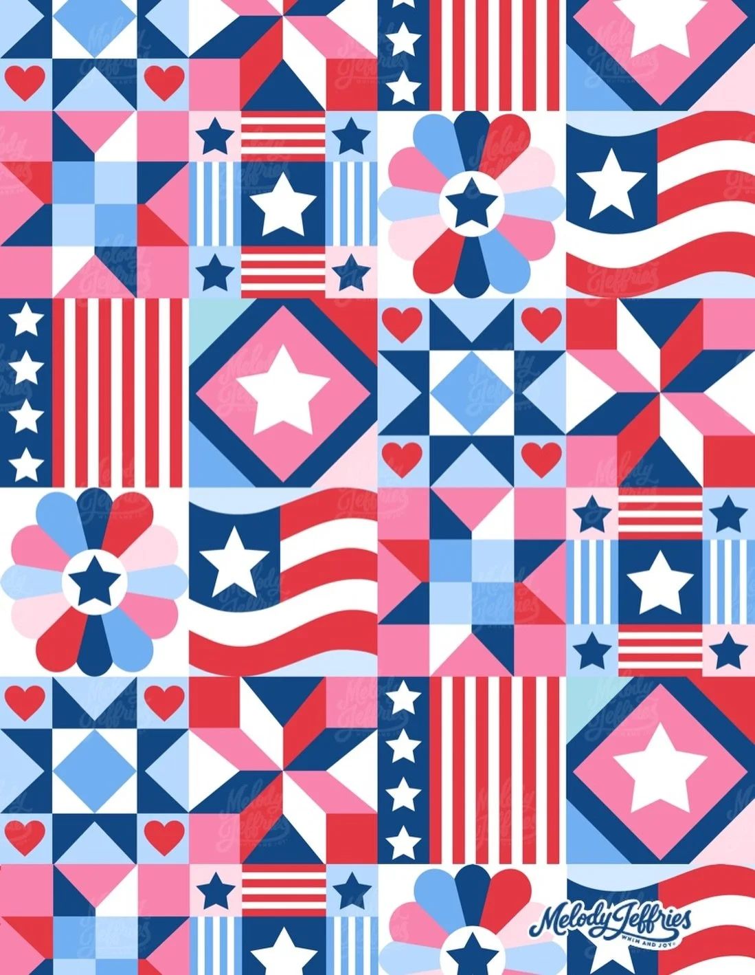 New artwork coming soon! 🇺🇸

Art Directors &amp; Retailers be on the lookout for my new collection coming this month! You can view my portfolio and request artwork to really take your products to the next level of whimsy through my agents at @jewel