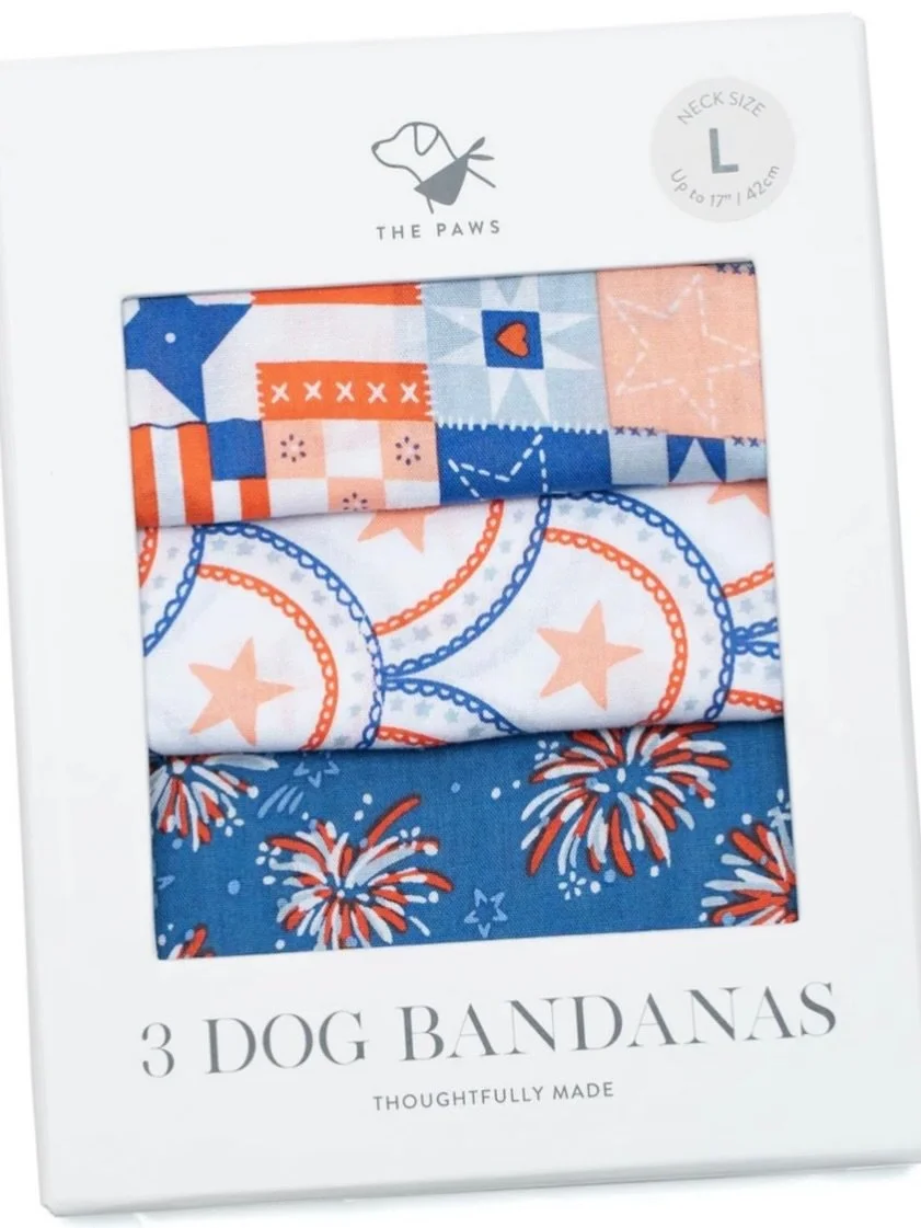 Red, white, and woof! 🇺🇸🐾

I&rsquo;m so excited to see my patriotic designs come to life with @thepawsco_ on these adorable Fourth of July bandanas! There&rsquo;s nothing better than seeing your pups sporting an Americana style for summer. And the