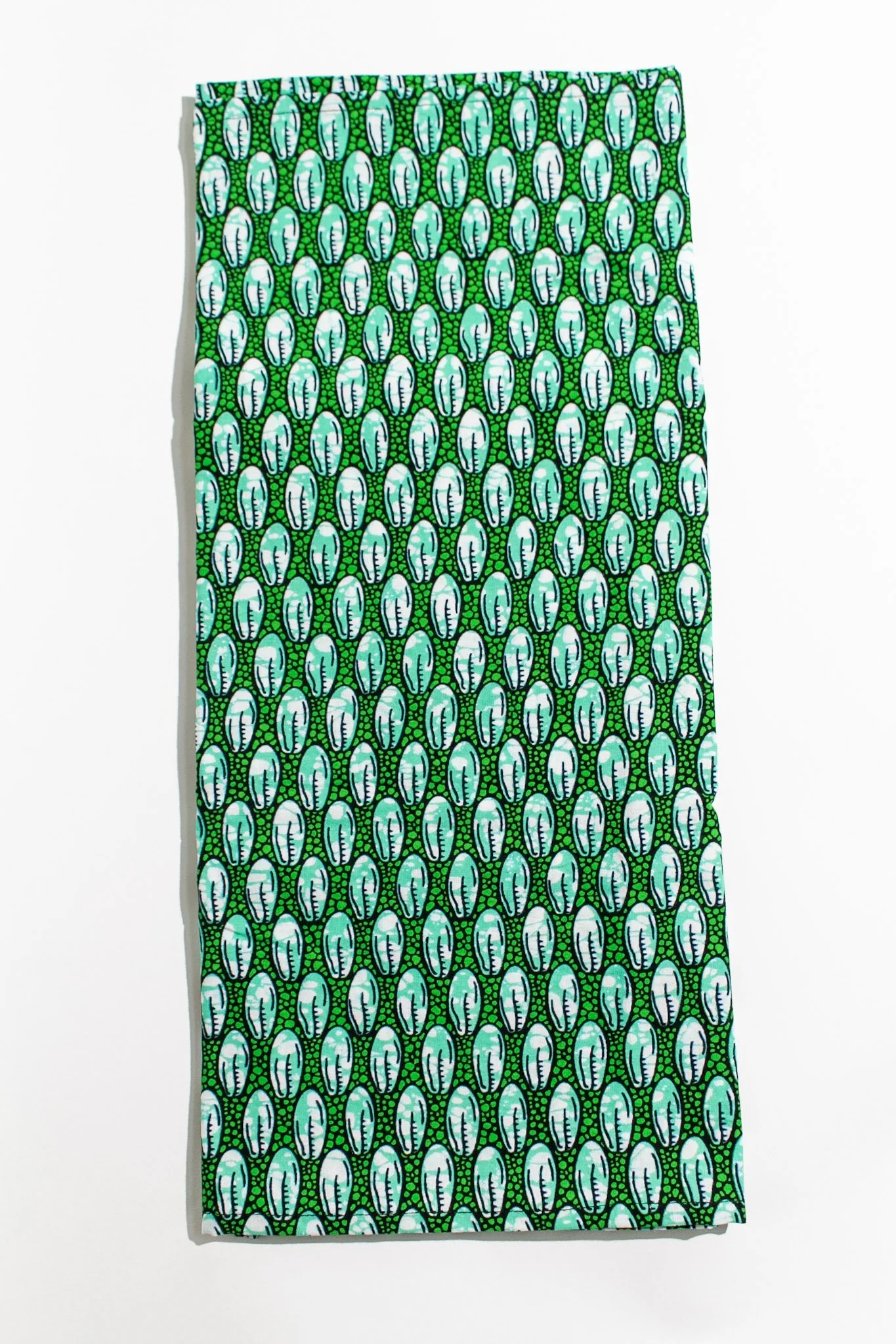 Green Cowrie Headwrap