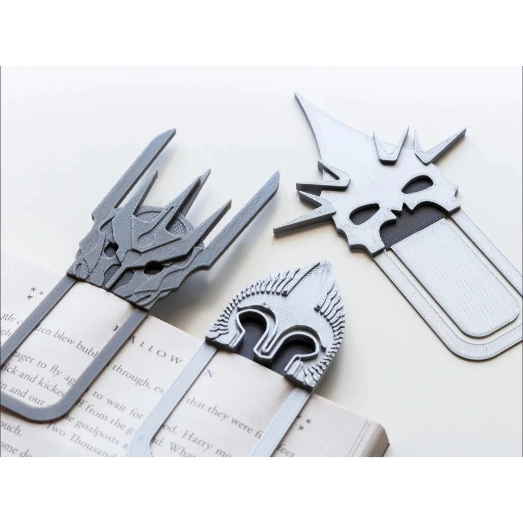 Marcadores de Página Épicos - Capacetes Lendários