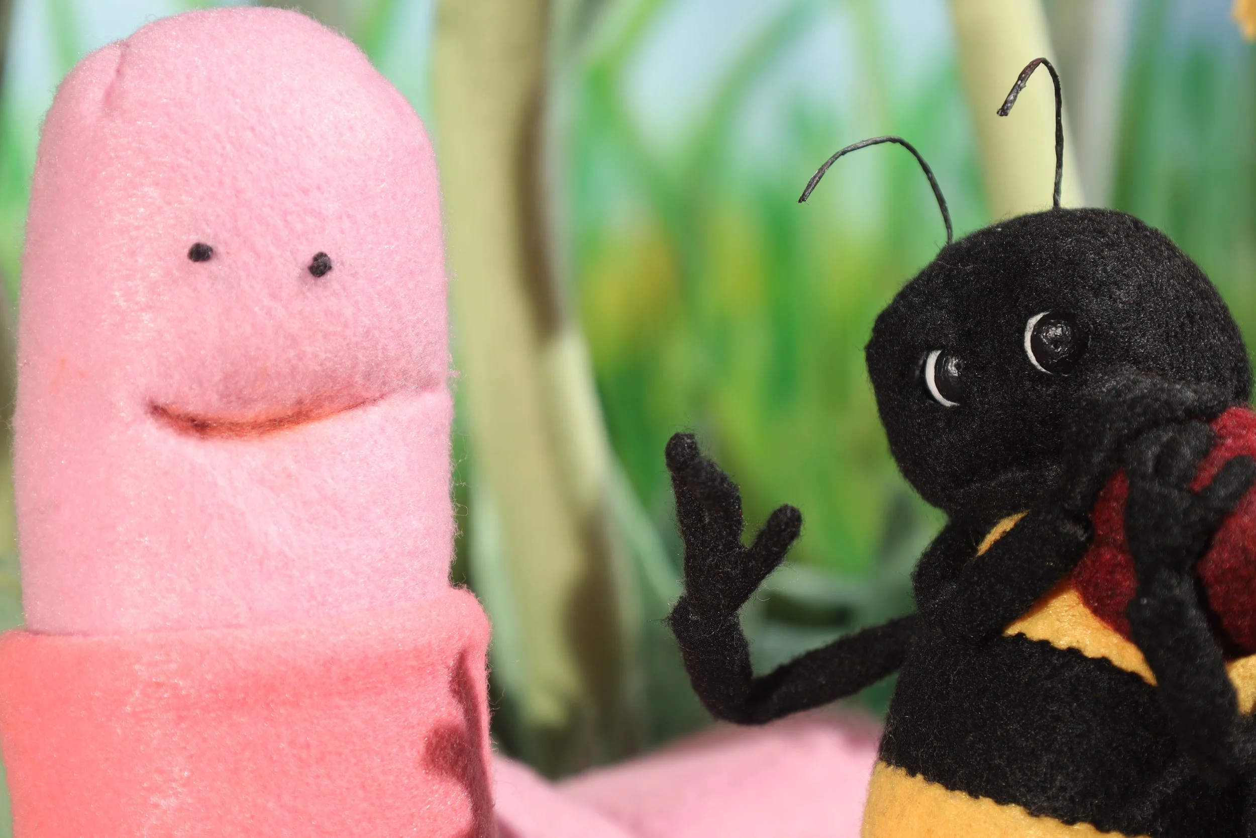 A Worm, a Bee, and a Cherry