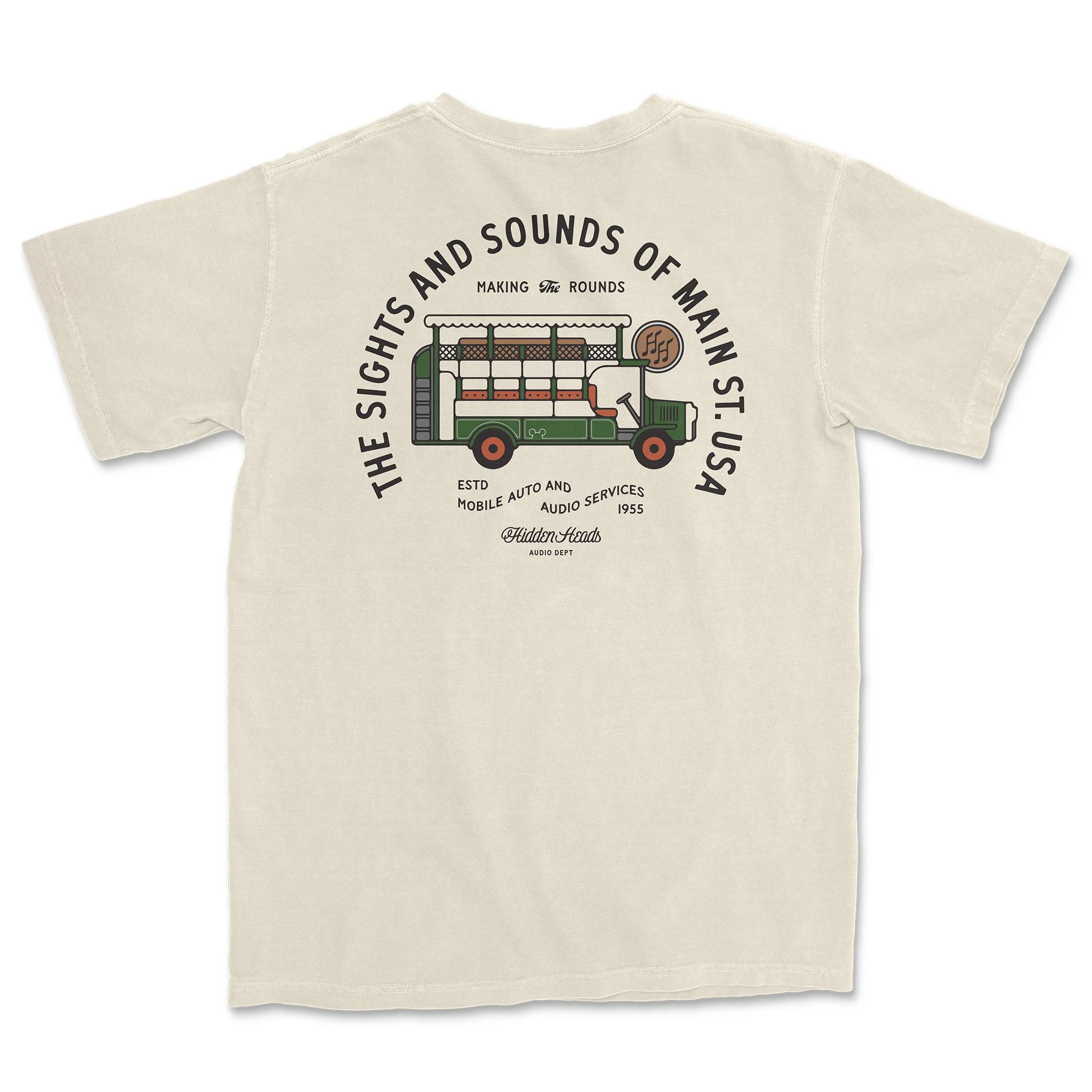 Sights & Sounds Tee - Ivory