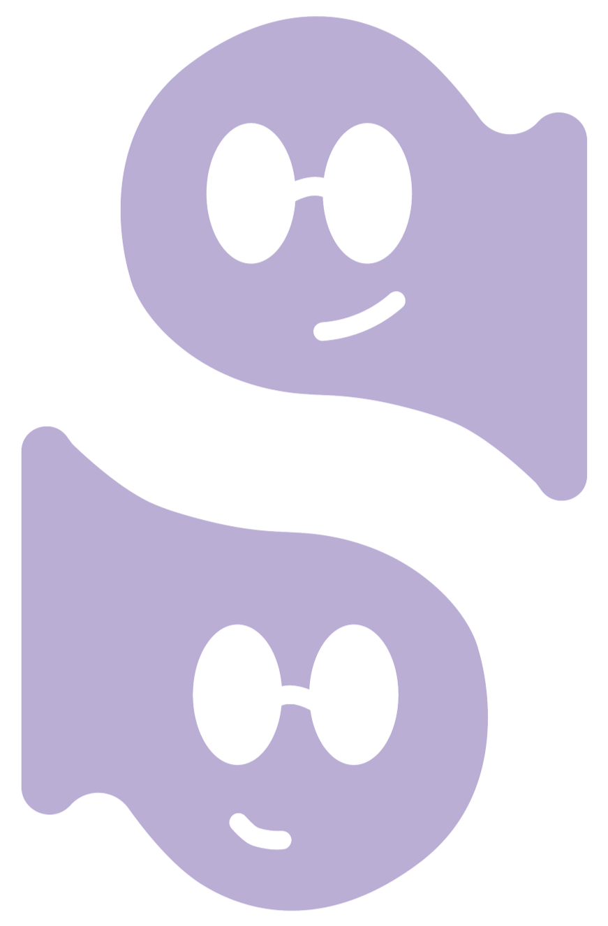 The logo for Smile Graphic Design in light purple.