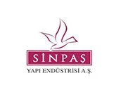 Logo for Sinpaş Yapı Endüstrisi A.Ş., featuring a stylized bird above the company name.