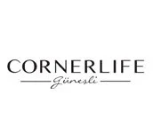 CornerLife logo with stylized text.