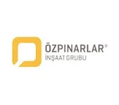 Ozpinarlär İnşaat Grubu logo with a yellow square and black text