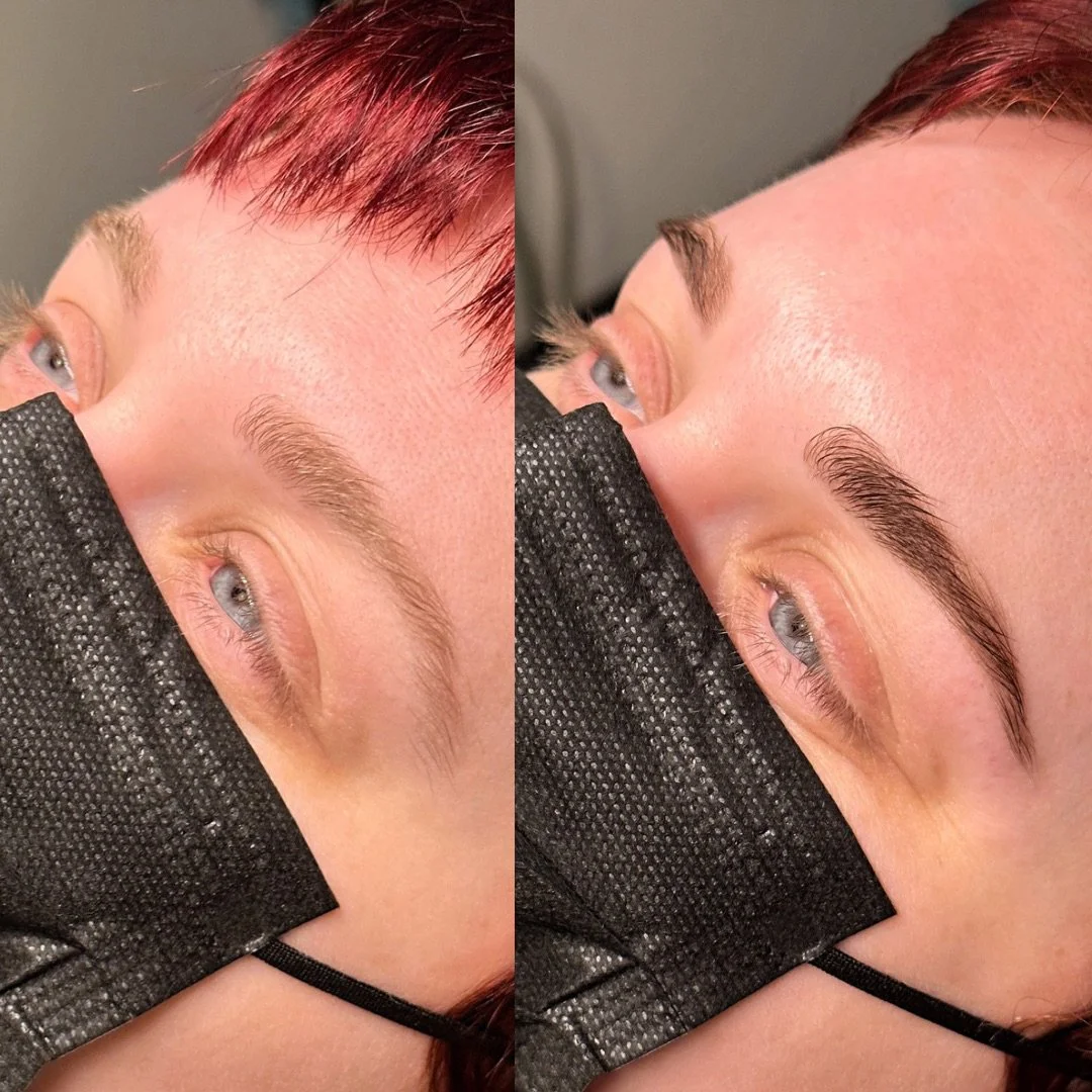 Thinking about upgrading your brows beyond the routine wax? Our solution is the Brow Design and Tint with Alice 🔥

Brow Tints typically last about 6 weeks and your range of tint color options is vast, so you can go bold or select something a bit mor
