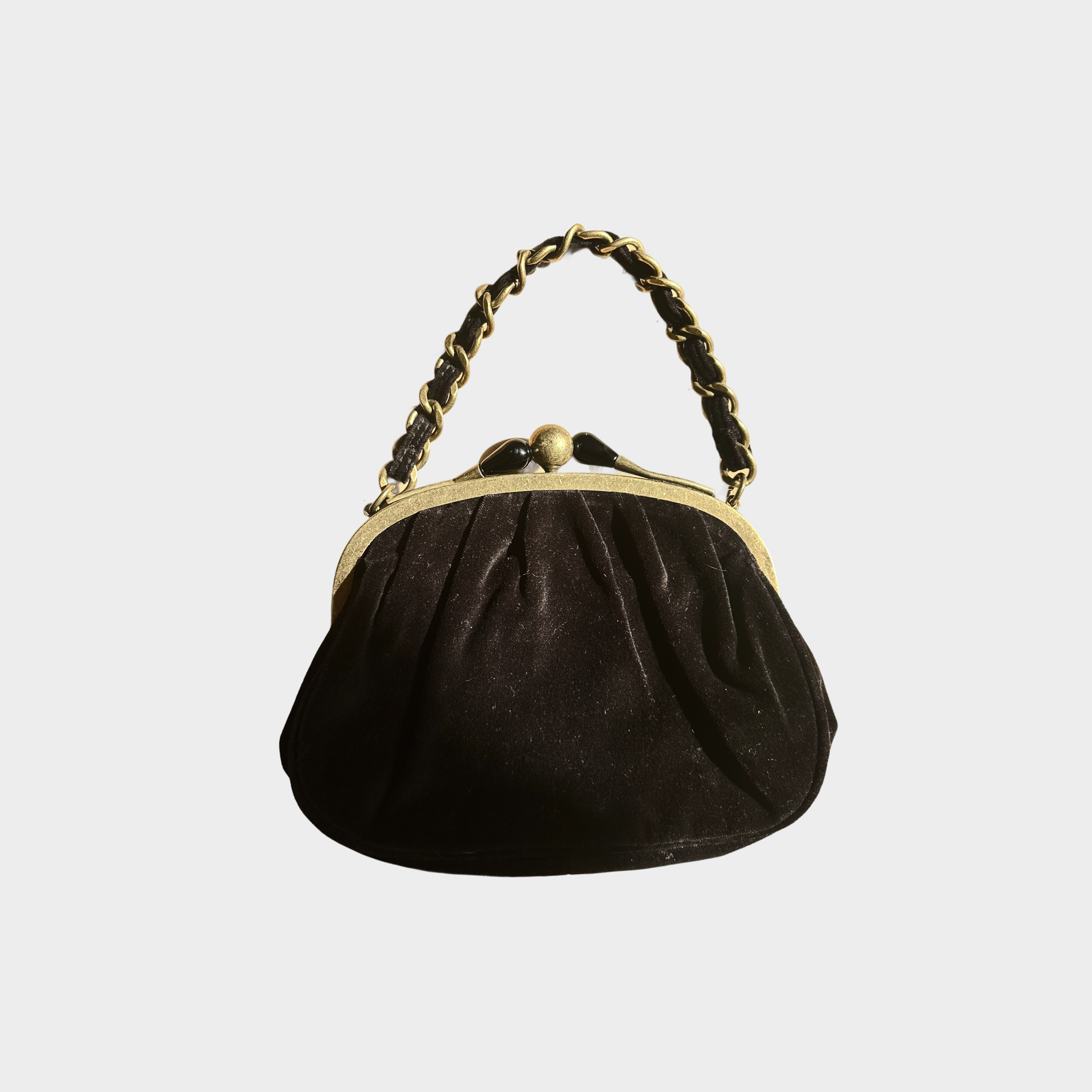 Vintage J. Crew Velvet Handbag