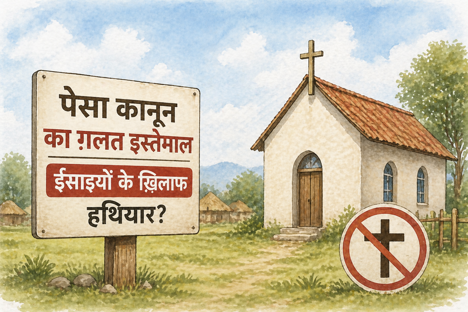 छत्तीसगढ़ में पेसा कानून का ग़लत इस्तेमाल: आदिवासियों को सशक्त करने वाला कानून बना ईसाइयों के ख़िलाफ़ हथियार