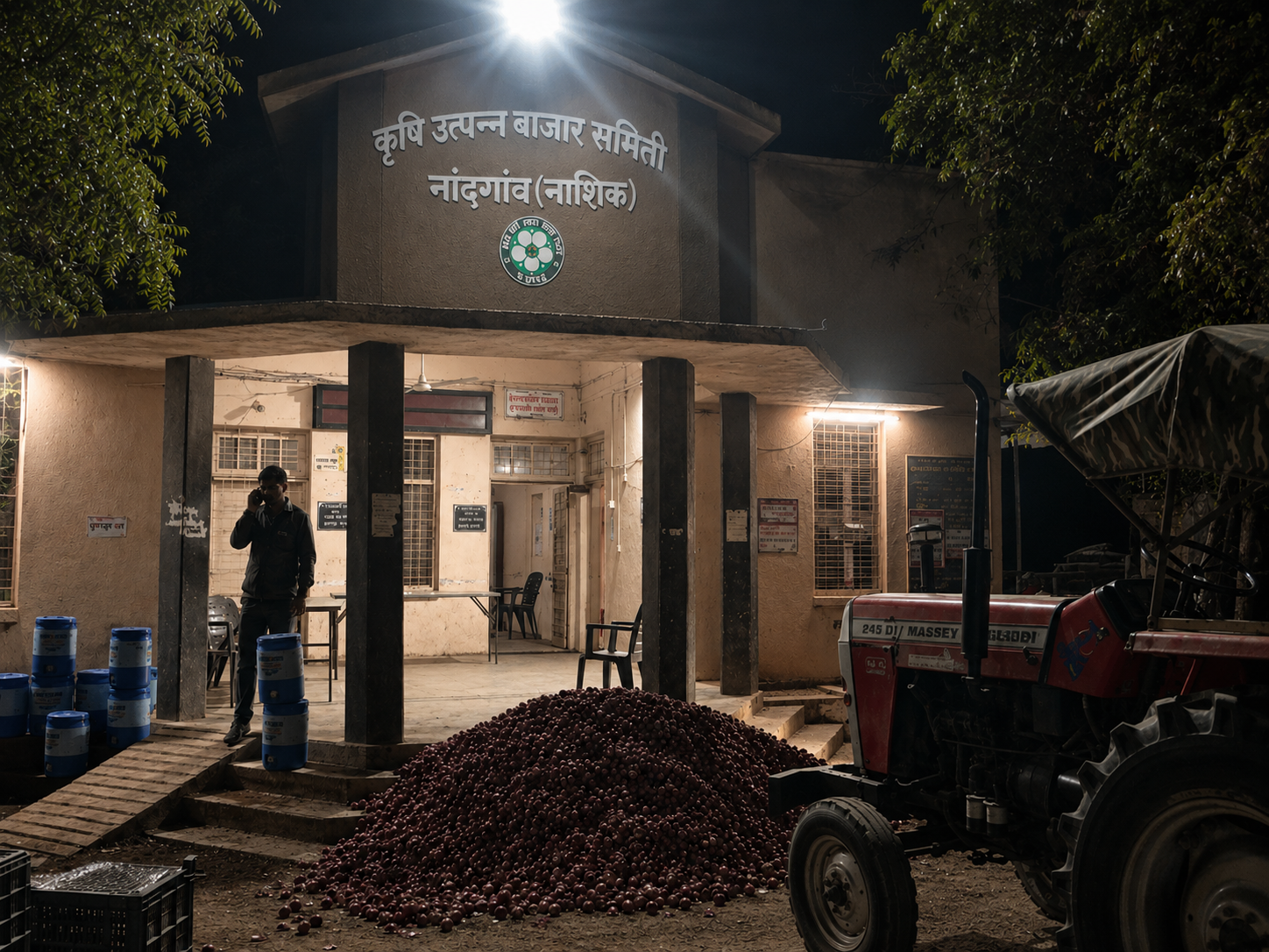 महाराष्ट्र में प्याज के दाम ₹1 तक गिरे; गुस्से में किसान ने फेंके 2,500 किलो प्याज&nbsp;