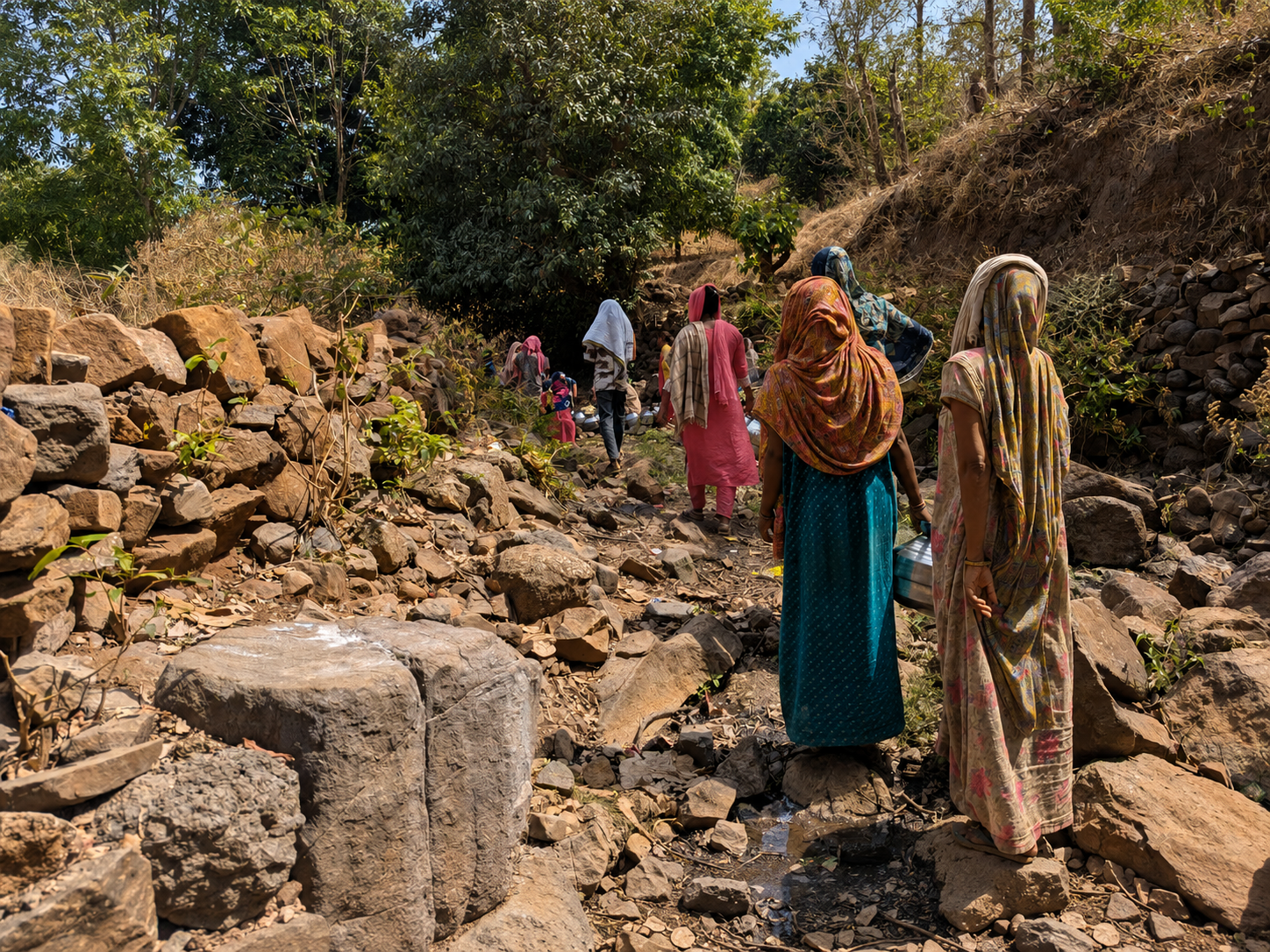 सिर्फ पानी नहीं, अपना स्वास्थ्य भी ढो रही हैं महाराष्ट्र की आदिवासी महिलाएं&nbsp;