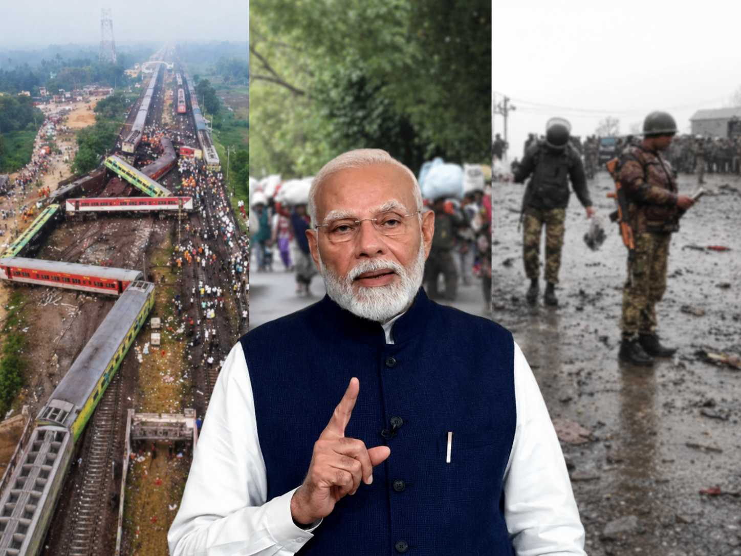 जवाबदेही शून्य! रेल हादसे, आतंकी हमले, परीक्षा घोटाले और जिम्मेदारी से बचती मोदी सरकार
