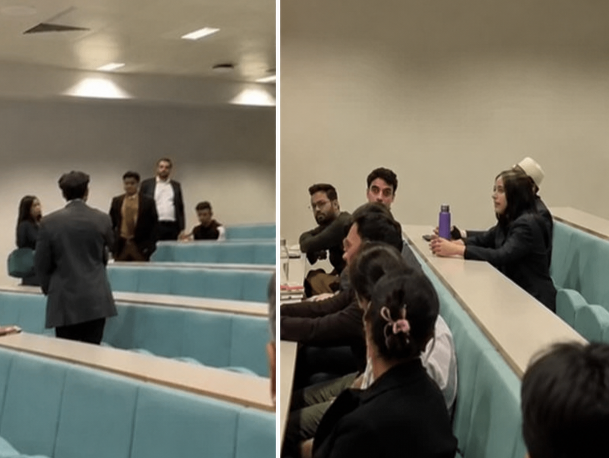 ब्रिटेन में सीजेआई से प्रश्न करने वाली महिला को रोका; ‘आप कितनी भी बड़ी तोप क्यों न हों, लोग सवाल तो पूछेंगे’