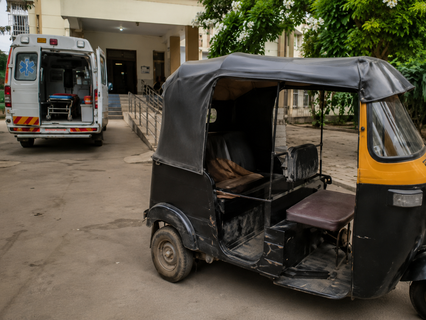 अस्पताल ले जाते समय ऑटो में महिला ने चार बच्चों को जन्म दिया; चारों की मौत, एम्बुलेंस समय पर नहीं मिली