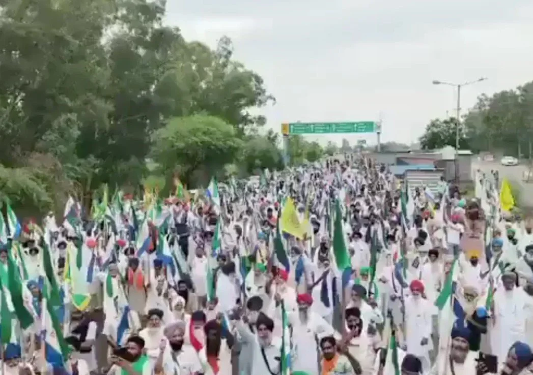 भारत-अमेरिका व्यापार समझौते के विरोध में किसानों का दिल्ली कूच, शंभू बॉर्डर सील