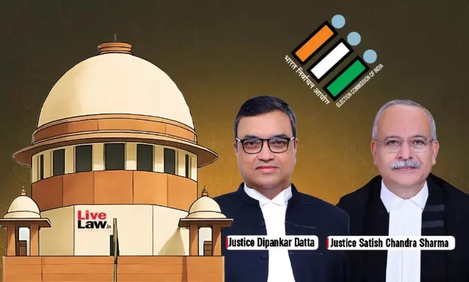सुप्रीम कोर्ट ने चुनाव आयोग कानून को चुनौती देने वाली याचिकाओं को संविधान पीठ के पास भेजा; न्यायमूर्ति दत्ता ने वर्तमान प्रक्रिया पर उठाए सवाल