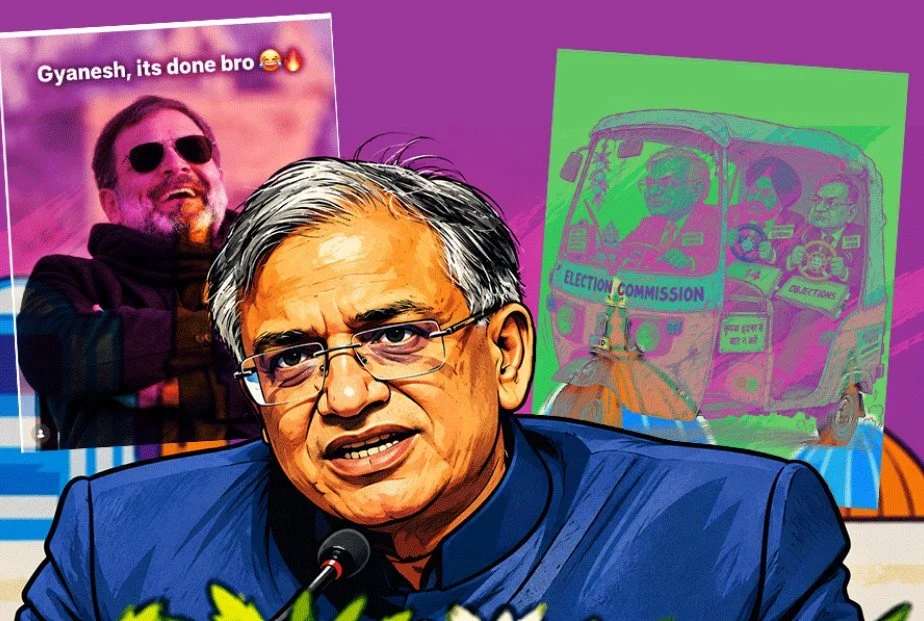 ‘ज्ञानेश, काम हो गया भाई’: चुनाव आयोग का विवाद सोशल मीडिया पर मीम्स का मसाला बना