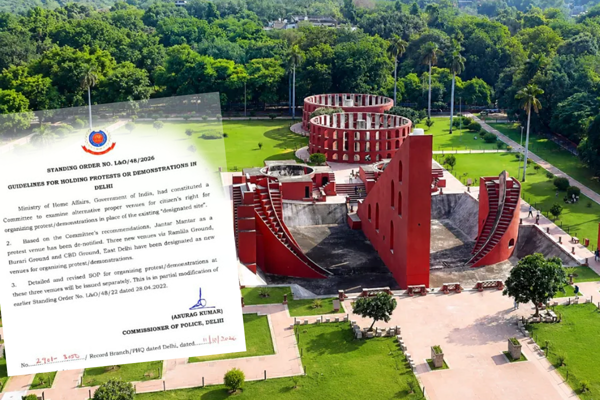 जंतर-मंतर प्रदर्शन स्थल की सूची से बाहर: जब लोकतंत्र को पीछे हटने के लिए कहा जाता है