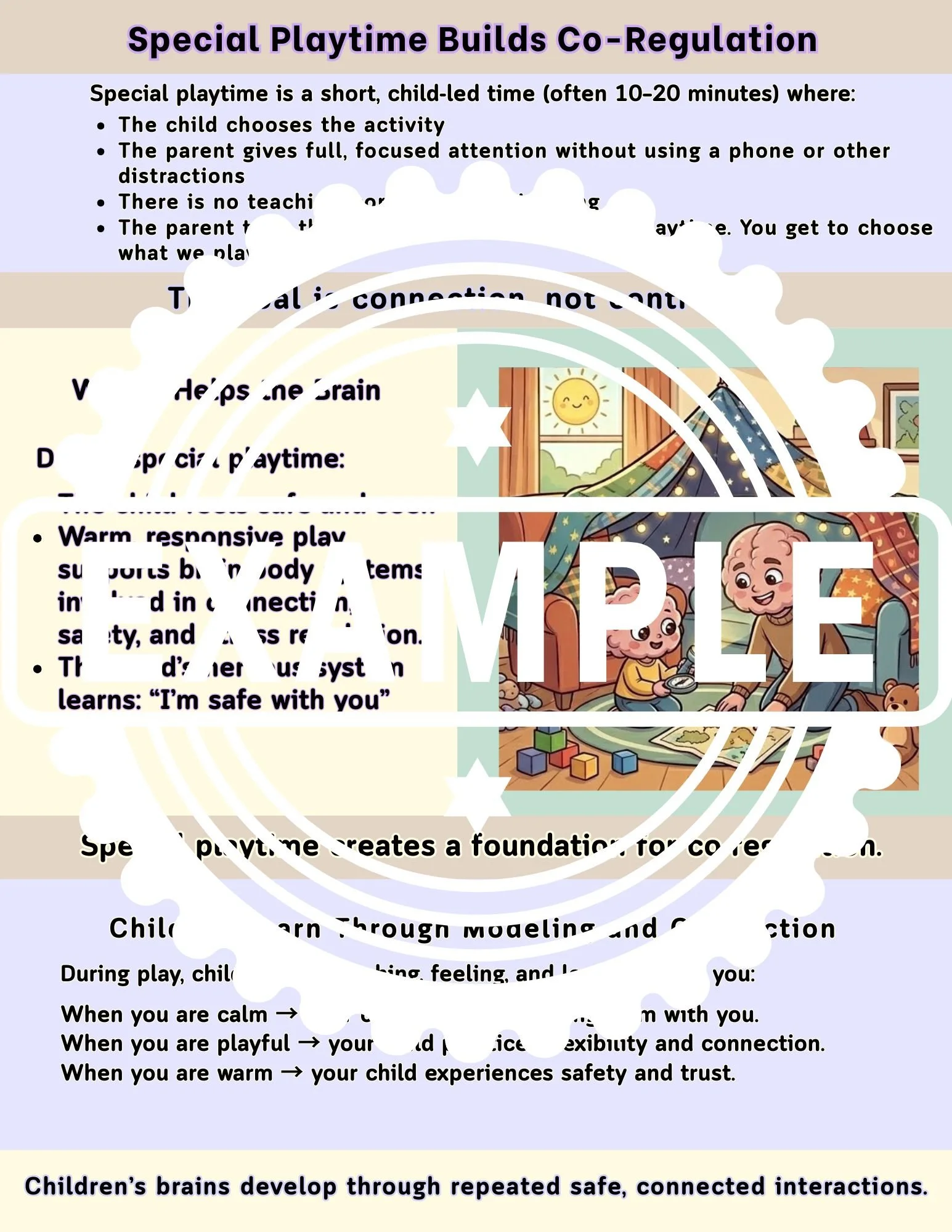 Special Playtime - Child Led Play Printable | Digital Download