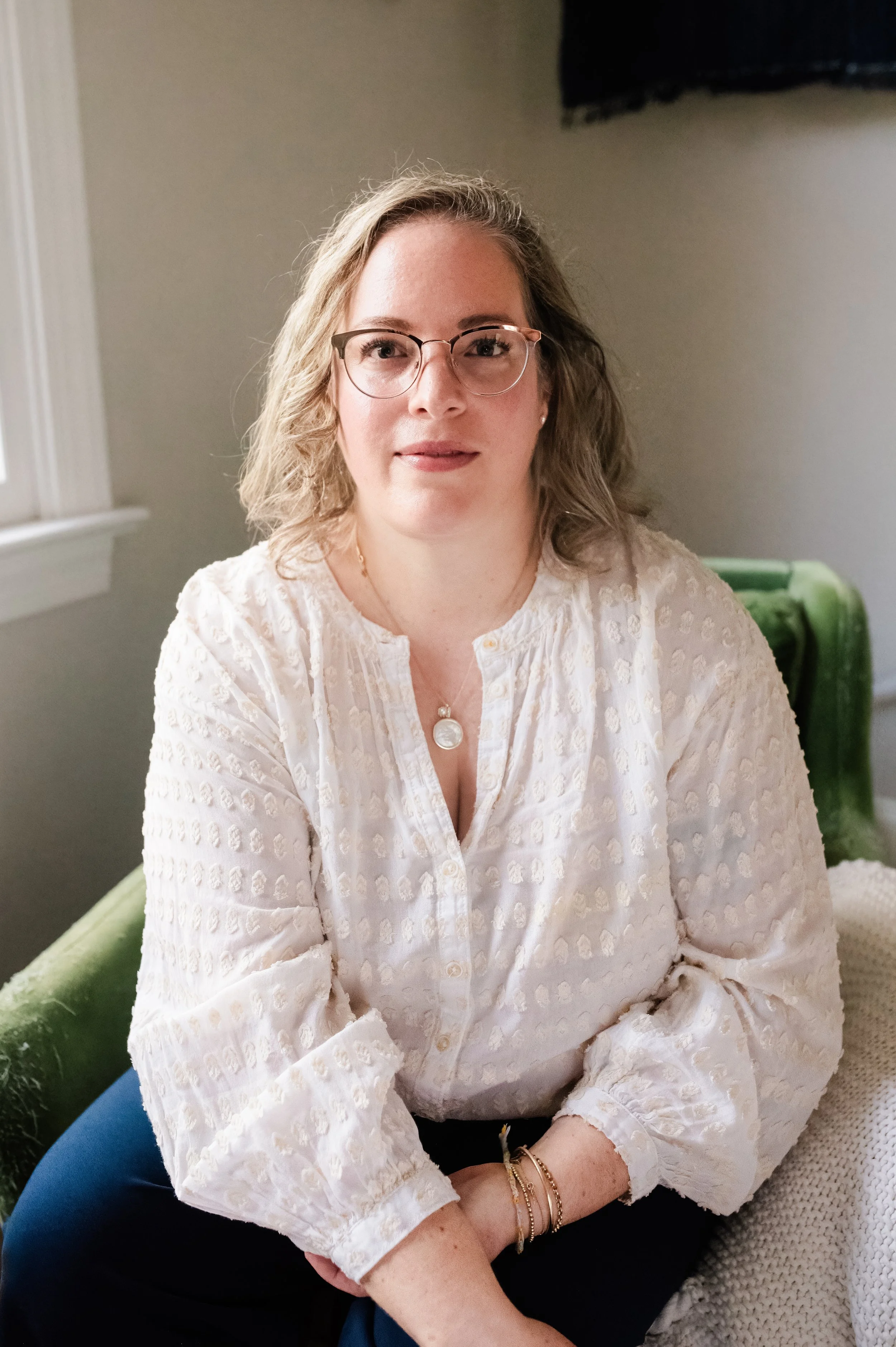 Mollie Stephens, ICF PCC Trainee and founder of Matter Collaborative, offering leadership and career coaching for mission-driven professionals in the US.