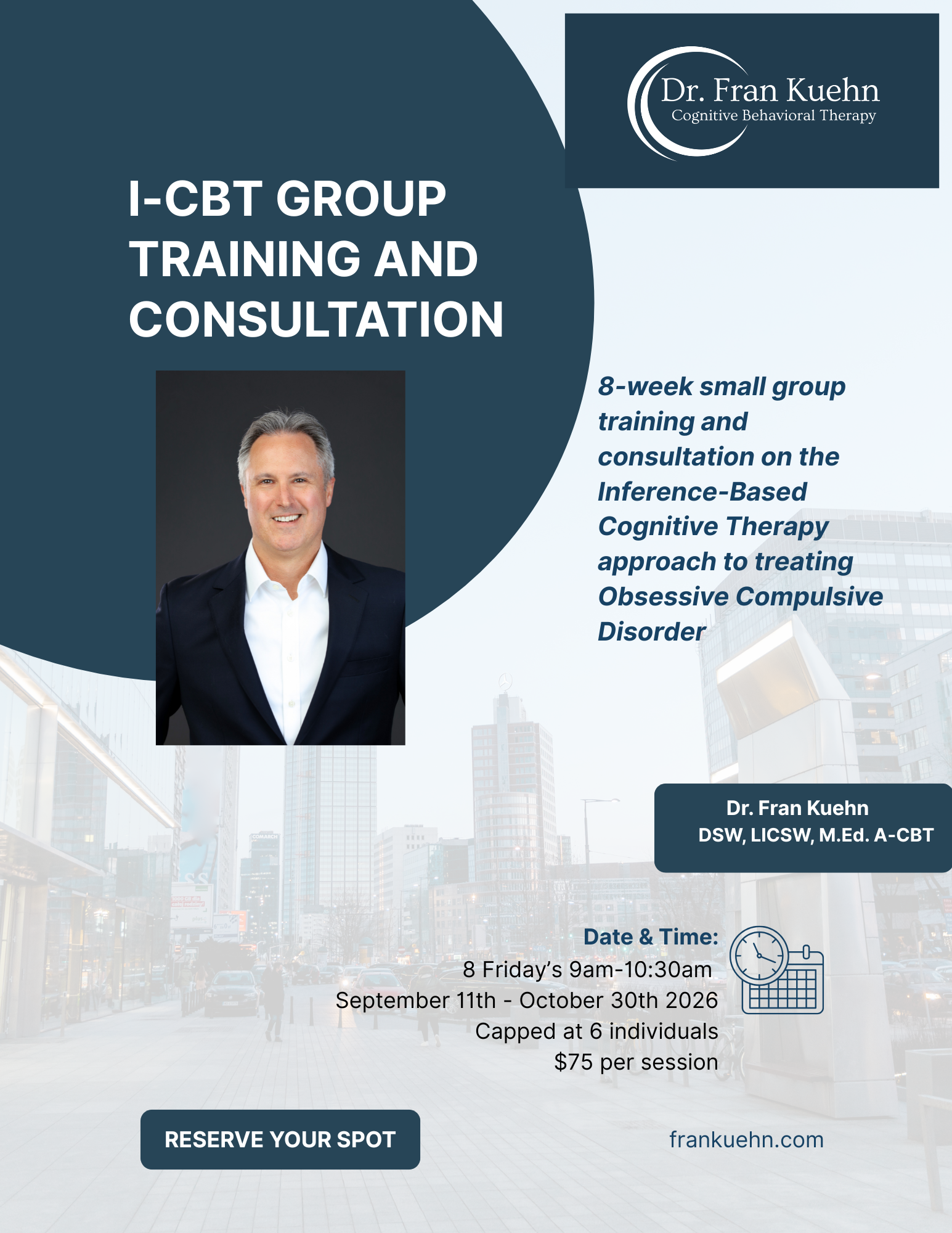 OCD Treatment Training for Clinicians (Fall 2026)
