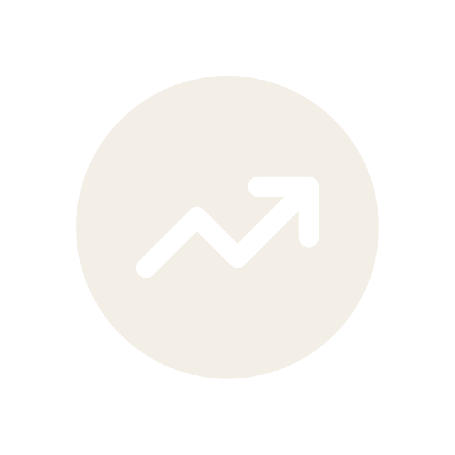 increasing arrow circle icon