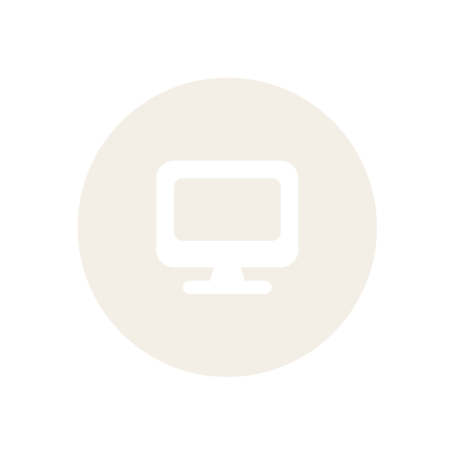 desktop circle icon