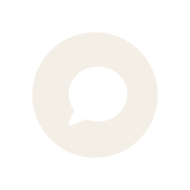 speech bubble circle icon