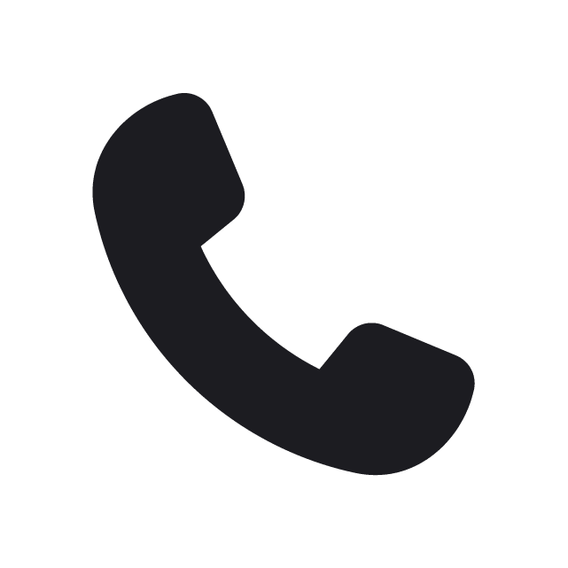 grey black phone icon