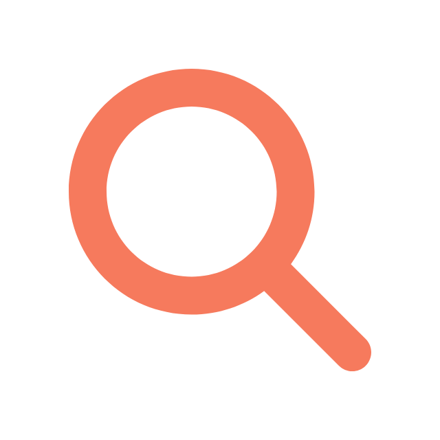 Magnifying glass icon representing root cause analysis