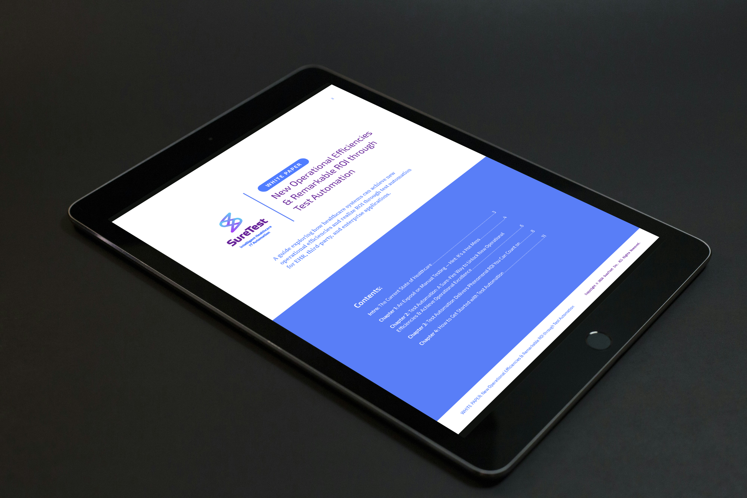Built an evergreen buyer's guide for SureTest that gave healthcare organizations a clear framework for evaluating EHR test automation — equipping sales with a consistent, trusted story that continues to drive inbound leads.