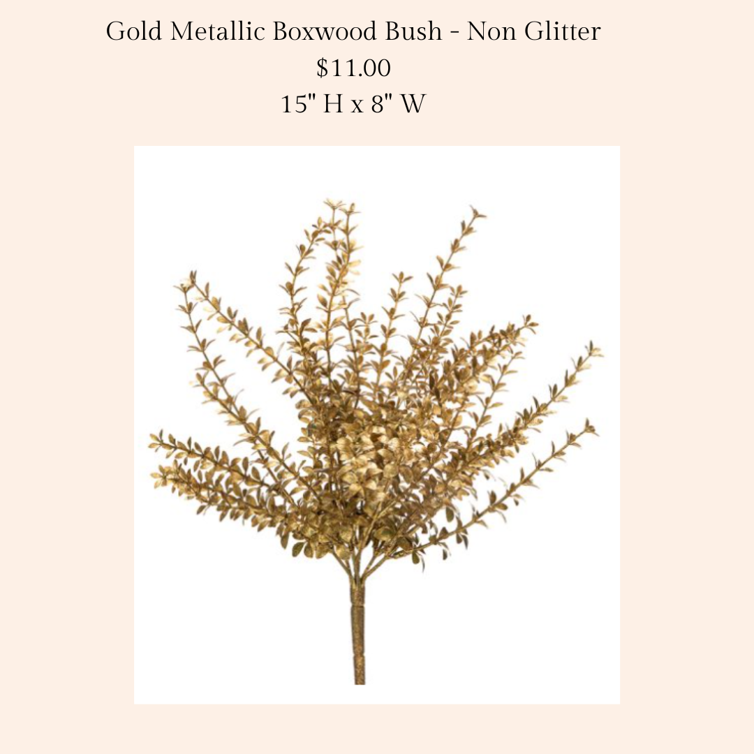 Spray Gold Metallic Boxwood Bush.png