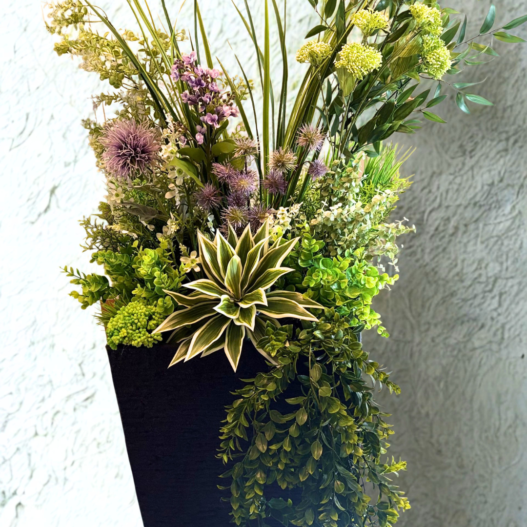 Large Planter Arrangement Mixed with Purple.png