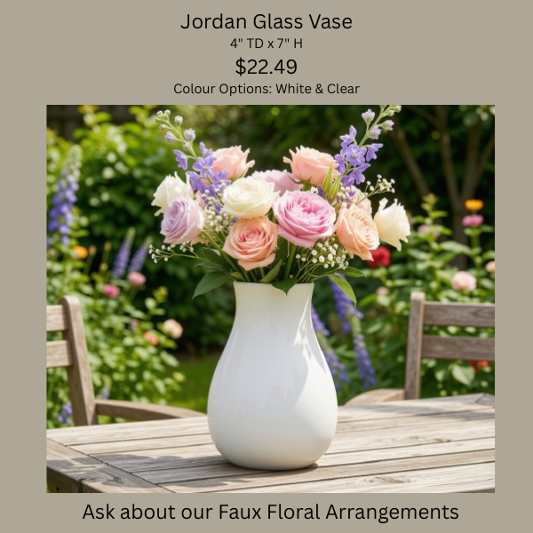 Glass White Tear Drop Vase.png