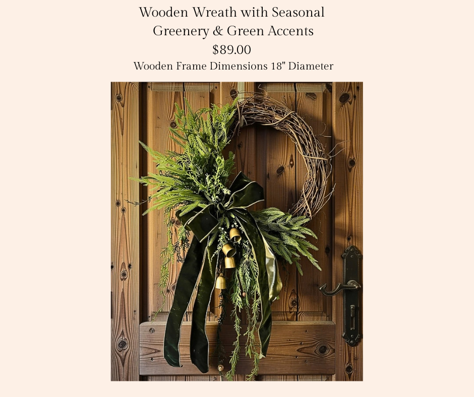 Wreath Wooden Frame with Green Accents.png