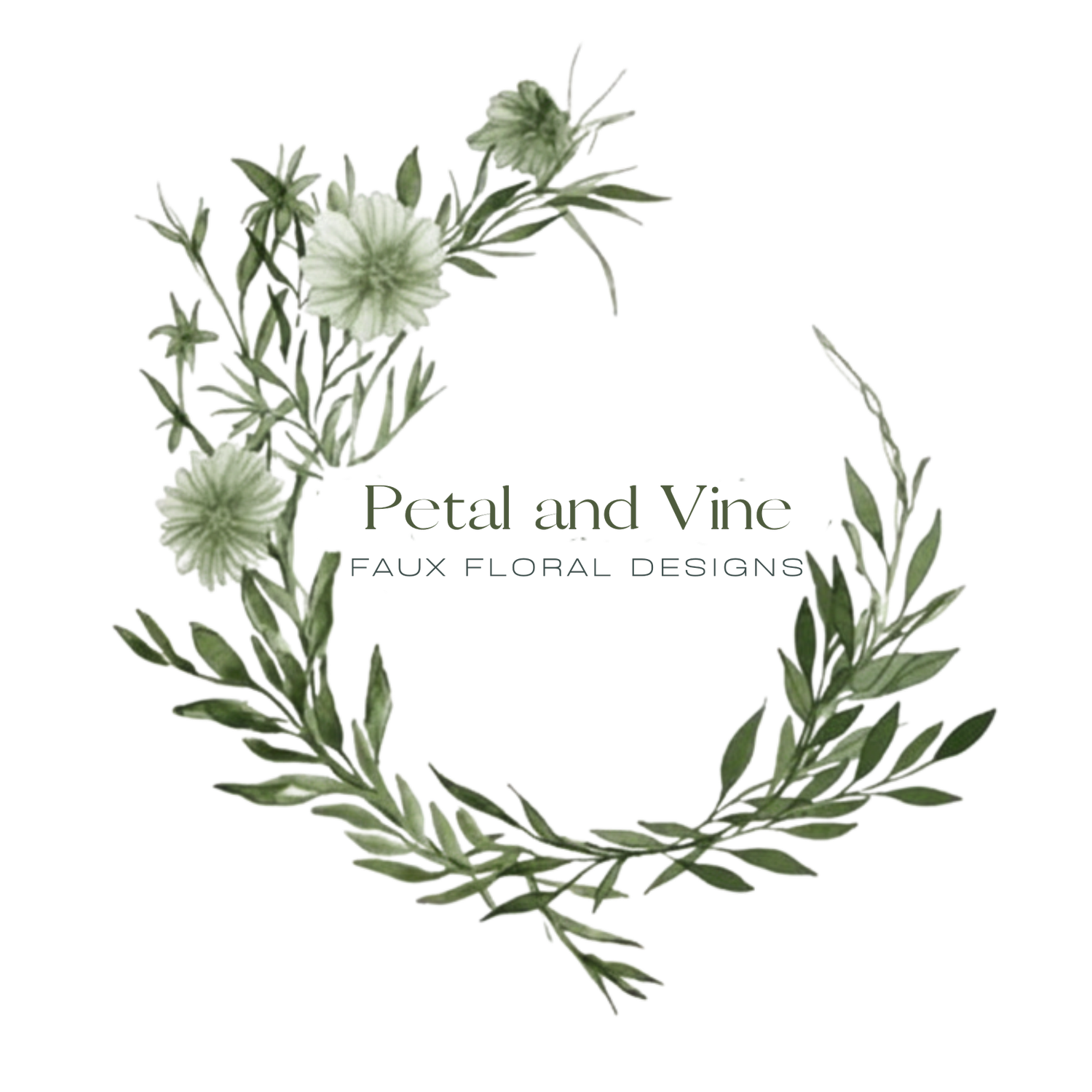 Petal and Vine Faux Florals Designs