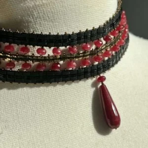 Vampire Tear Ruby Corundum Choker