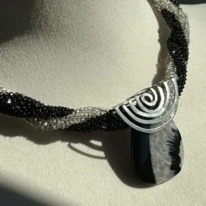 Hypnotic Nights Beaded Necklace